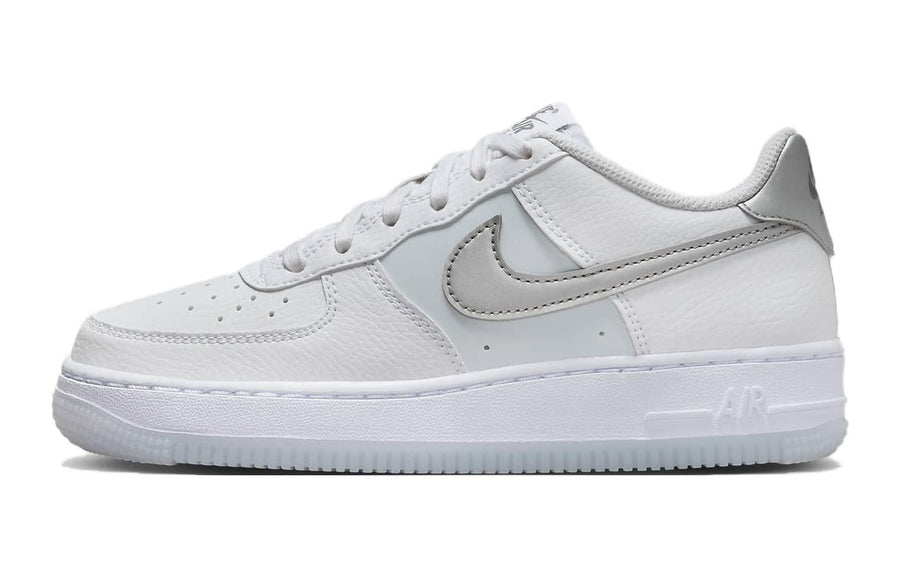 ナイキ エアフォース1 Nike GS Air Force 1 "White/Pure Platinum/Football Grey/Metallic Silver" FV3981-100