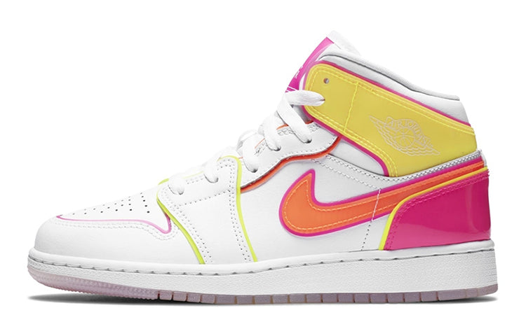 エアジョーダン1 Nike GS Air Jordan 1 Mid "Edge Glow" CV4611-100