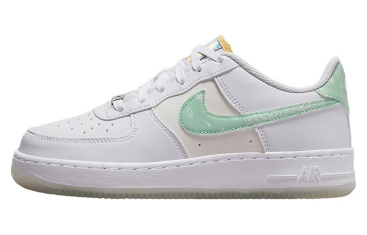 ナイキ エアフォース1 Nike GS Air Force 1 Low LV8 "White/Mint Form" FJ7706-131