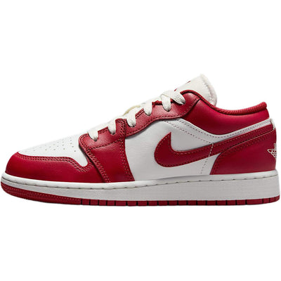 エアジョーダン1 Nike GS Air Jordan 1 Low "Summit White/Summit White/Varsity Red" 553560-166