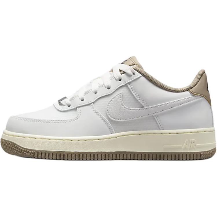 ナイキ Nike GS Air Force1 LV8 "Summit White/Khaki/Coconut Milk" HF6924-100