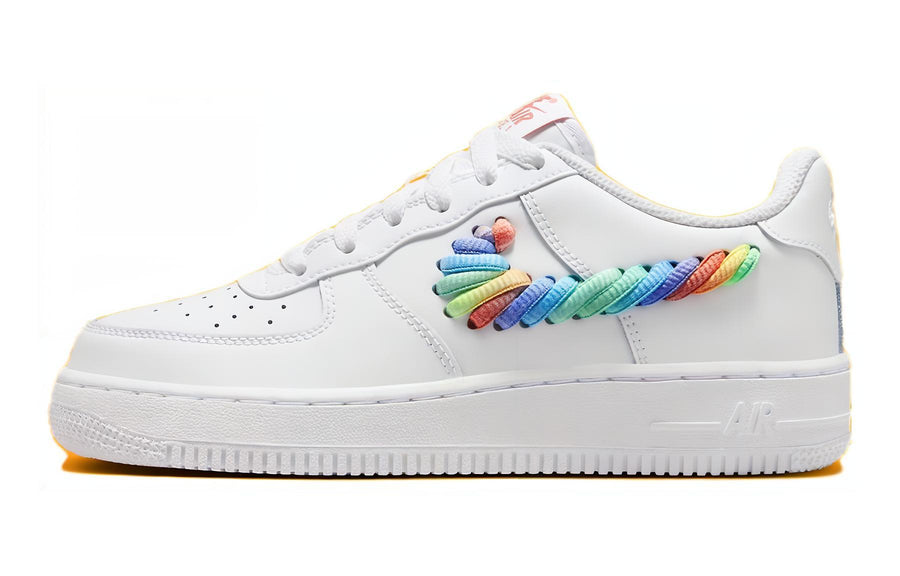 ナイキ エアフォース1 Nike GS Air Force 1 Low "Rainbow Swooshes" FQ4948-100