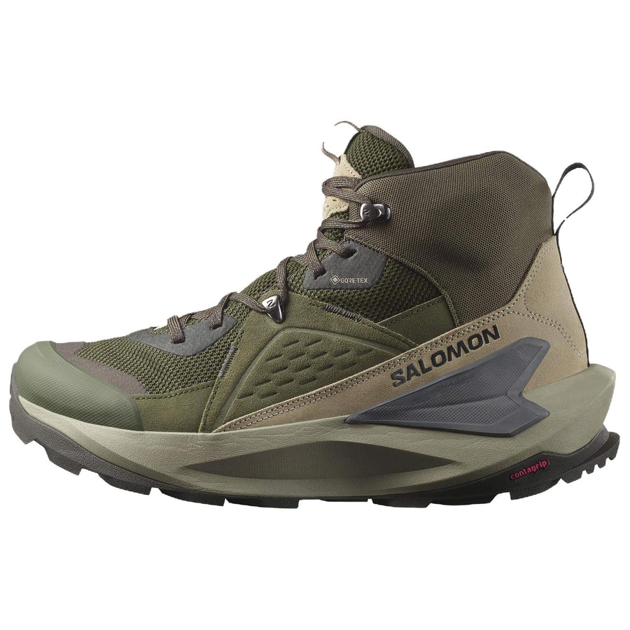 サロモン Salomon Elixir Mid GORE-TEX "Peat/Vintage Khaki/Castlerock" L47697800