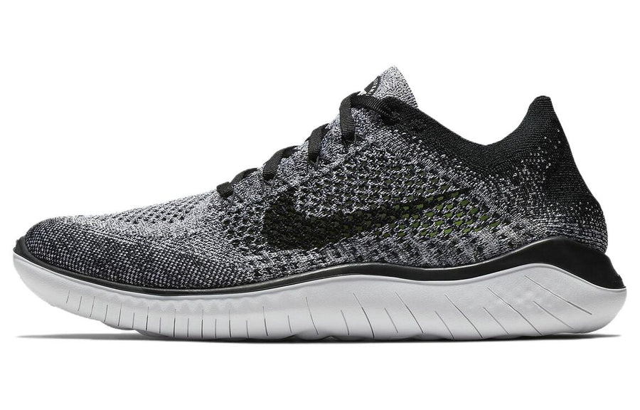 ナイキ Nike Free Run Flyknit 2018 "White/Grey/Black" 942838-101