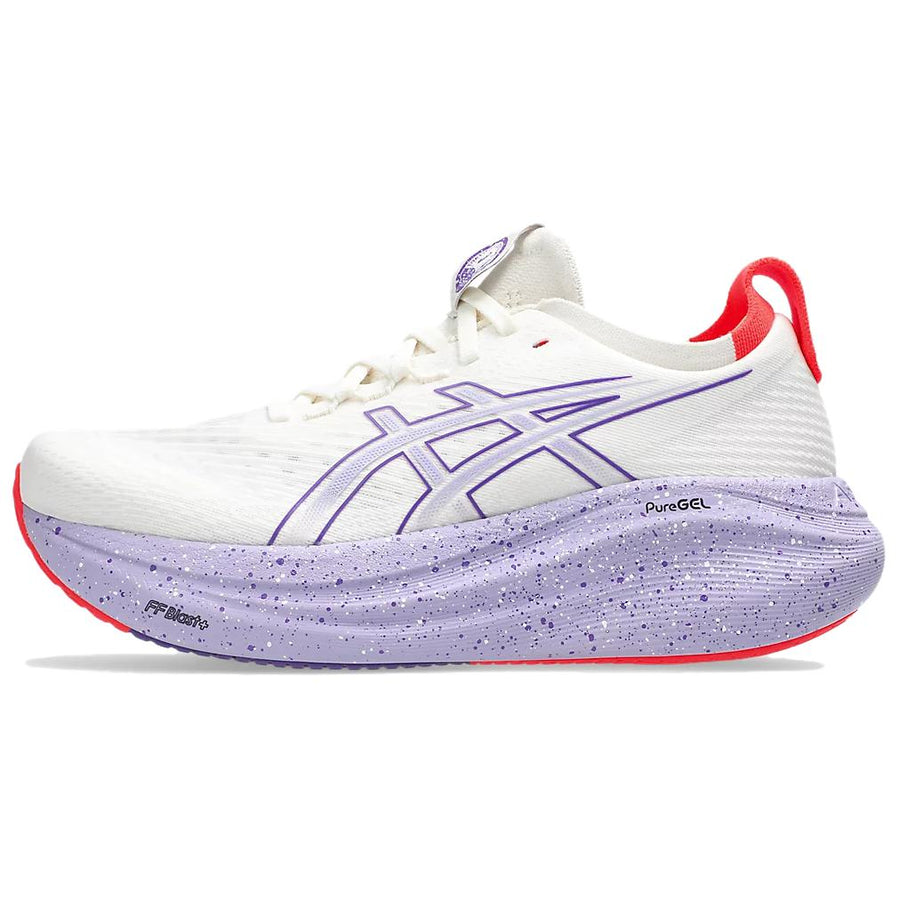 アシックス ゲルニンバス27 Asics Women's Gel-Nimbus 27 Tokyo "Cream/Edo Purple" 1012B913-500
