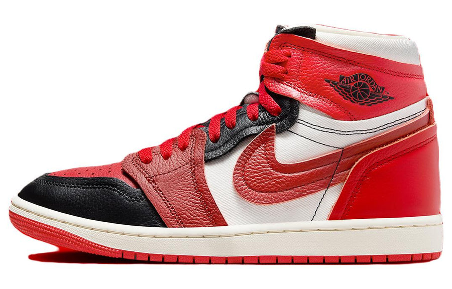 エアジョーダン1 Nike Women's Air Jordan 1 High MM "Sport Red/Black/Sail/Dune Red" FB9891-600