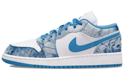エアジョーダン1 Nike GS Air Jordan 1 Low "Washed Denim" DM8947-100