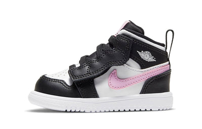 エアジョーダン1 Nike TD Air Jordan 1 Mid ALT "White/Light Arctic Pink" AT4613-103