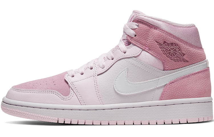 エアジョーダン1 Nike Women's Air Jordan 1 Mid Digital "Pink/White-Pink Form-Sail" CW5379-600
