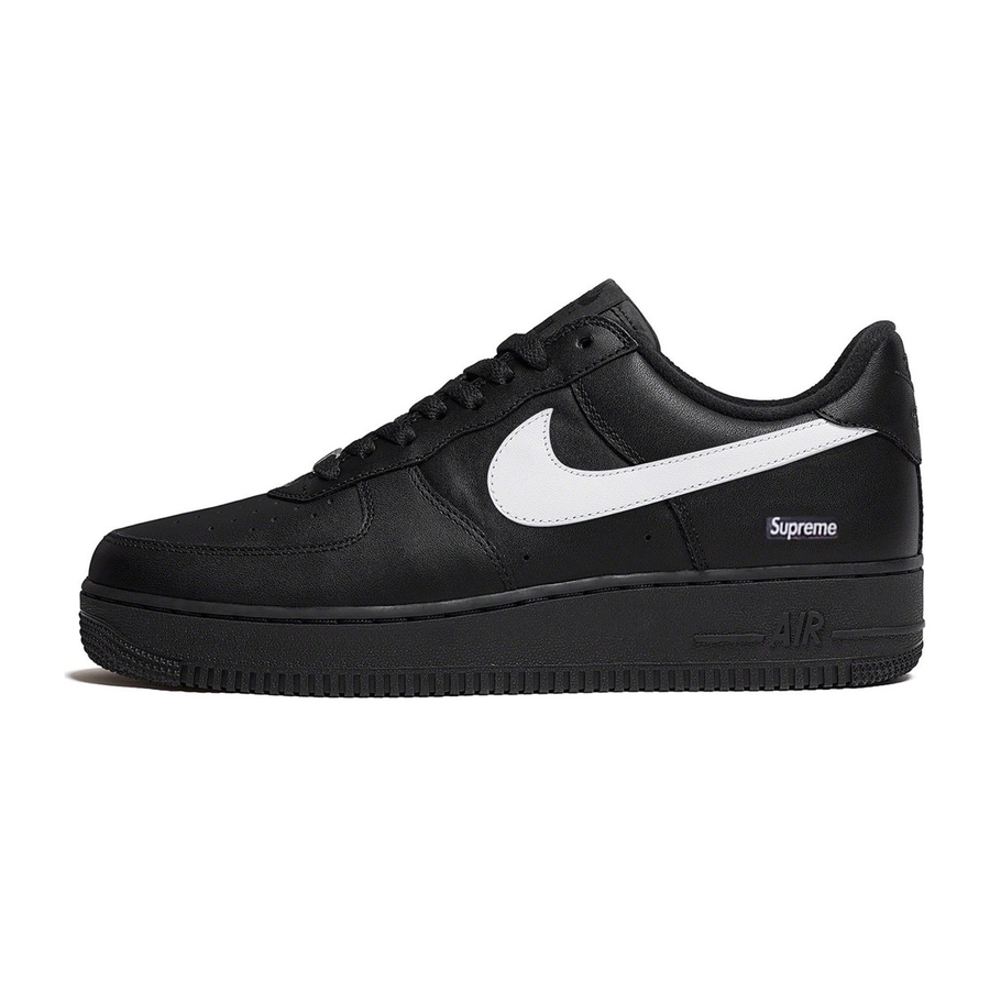 ナイキ エアフォース1 Supreme × Nike Air Force 1 Low "Black/White" CU9225-002