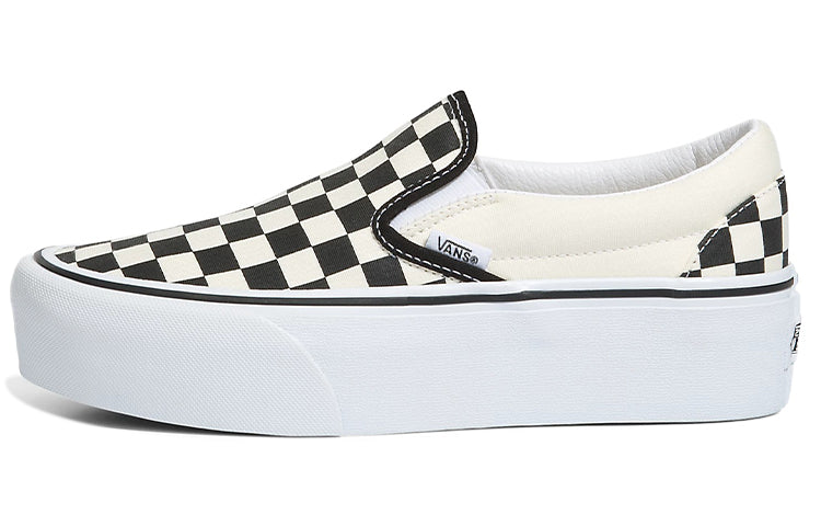 ヴァンズ スリッポン Vans Classic Slip-On Stackform "Check Black/White" VN0A7Q5RTYQ