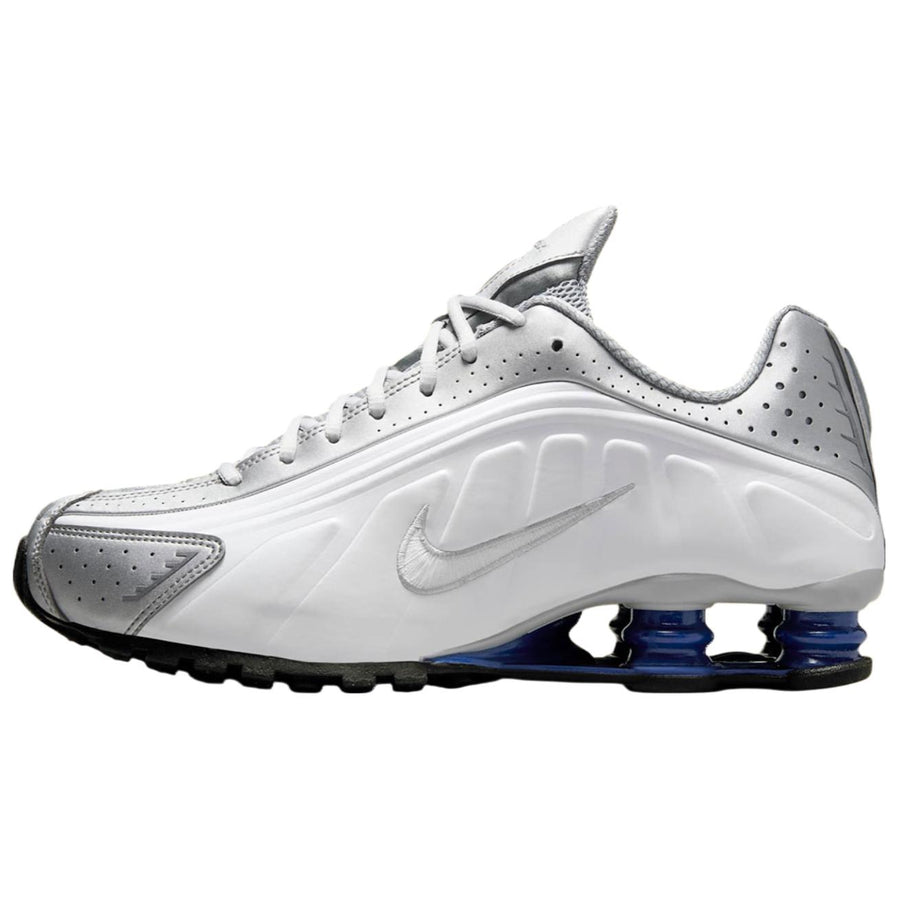 ナイキ ショックス Nike Shox R4 "Metallic Silver/White/Deep Royal Blue" HQ1988-102