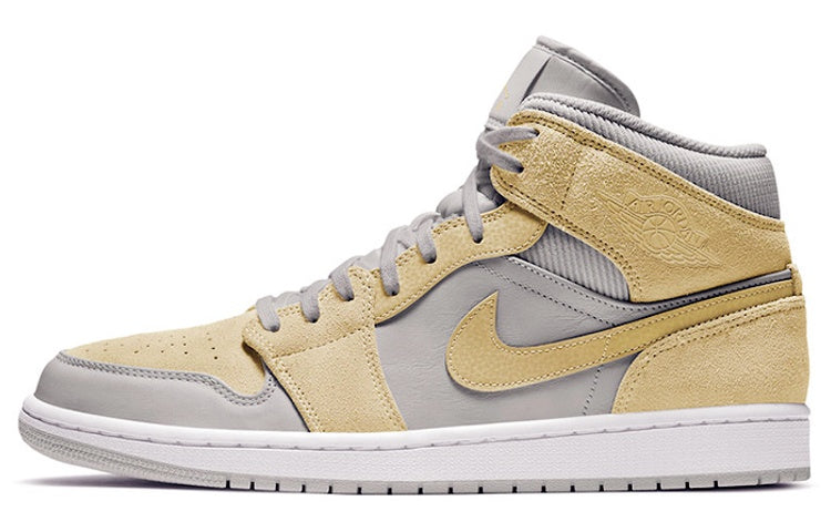 エアジョーダン1 Nike Air Jordan 1 Mid "Mixed Textures Yellow" DA4666-001