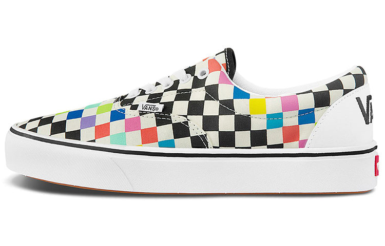 ヴァンズ MoMA × Vans ComfyCush Era Checkerboard "White/Rainbow" VN0A3WM91PJ