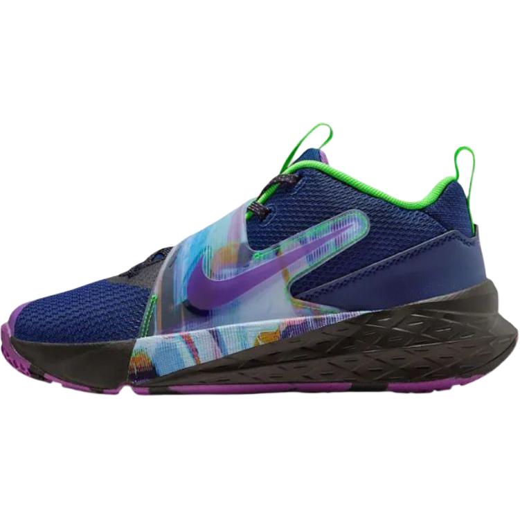 ナイキ Nike GS Team Hustle D 12 "Blue Void/Black/Green Strike/Vivid Purple" HV2291-400