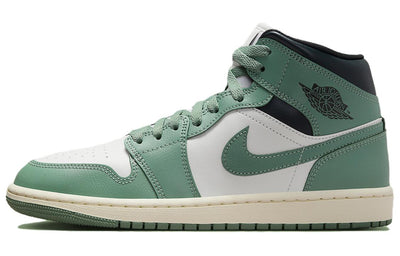 エアジョーダン1 Nike Women's Air Jordan 1 Mid "Jade Smoke" BQ6472-130