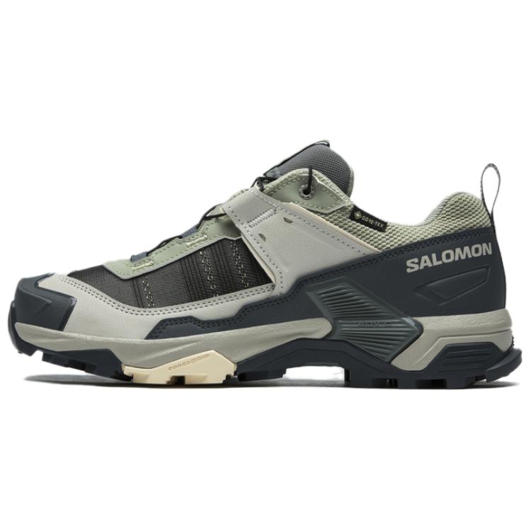 サロモン X ウルトラ Salomon Women's X Ultra 5 GORE-TEX "Seagrass/Turbulence/Tender Peach" L47726300