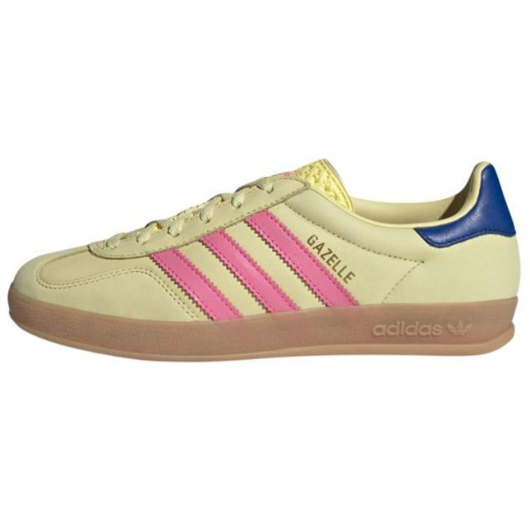 アディダス ガゼル adidas Women's Gazelle Indoor "Powder Yellow/Lucid Pink/Royal Blue" JI2719