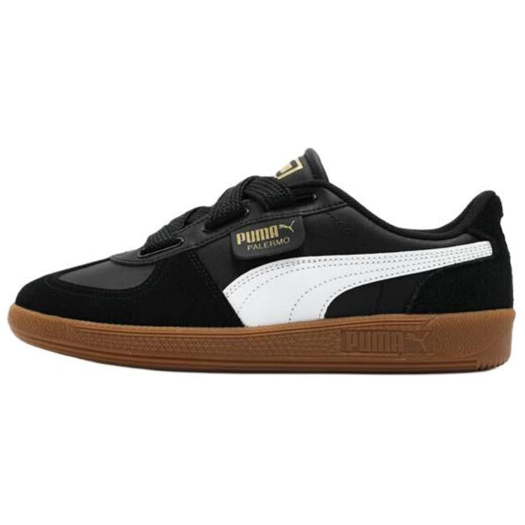 プーマ パレルモ Puma Women's Palermo Wide Lace SD "Puma Black/Puma White/Puma Team Gold" 402109-02