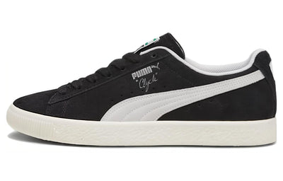 プーマ スウェード Puma Clyde Hairy Suede "Puma Black/Frosted Ivory" 393115-02