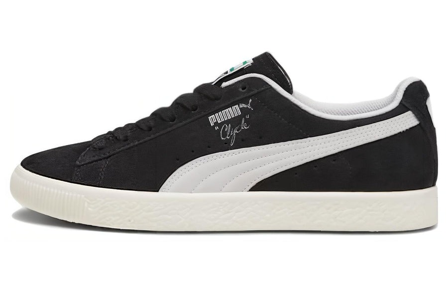 プーマ スウェード Puma Clyde Hairy Suede "Puma Black/Frosted Ivory" 393115-02