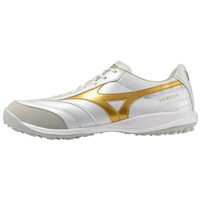 ミズノ Mizuno Morelia Sala Pro TF "Super White Pearl/Gold" Q1GB261350