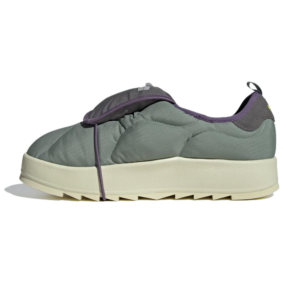 アディダス adidas Puffylette "Silver Green/Grey Four/Sand" IF3957