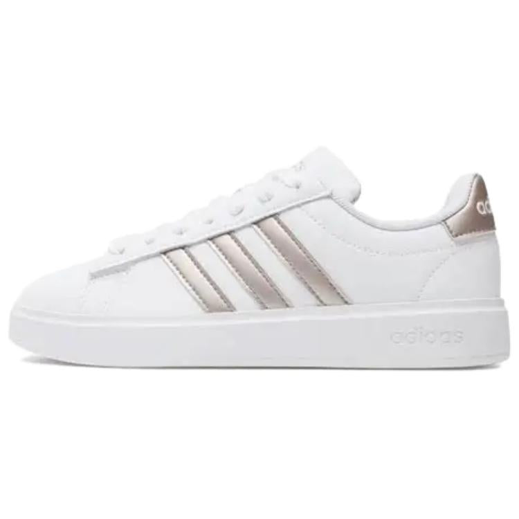 アディダス adidas Women's Grand Court "Cloud White/Platinum Metallic" GW9215