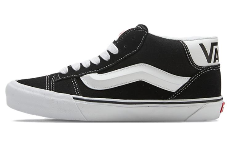 ヴァンズ Vans Knu Mid "Black/True White" VN000CQ96BT
