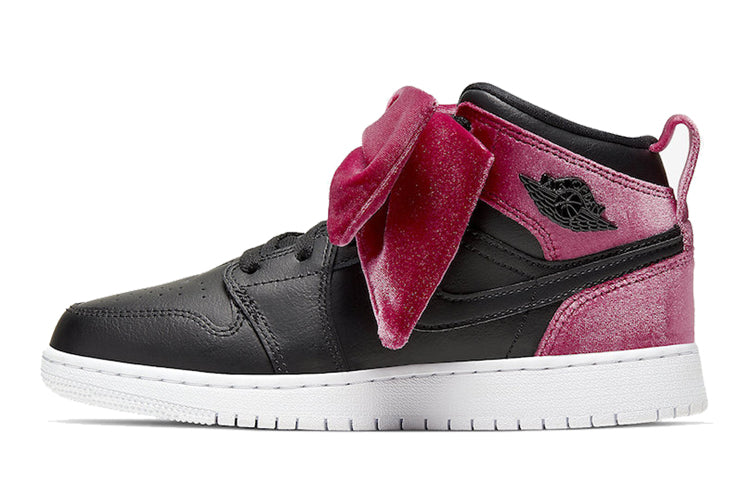 エアジョーダン1 Nike GS Air Jordan 1 Mid "Bow Black Noble Red" CK5678-006