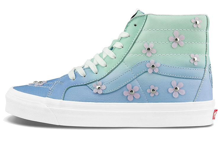 ヴァンズ スケートハイ Sandy Liang × Vans Sk8-Hi 38 DX Sandy Cheeks "Blue/Green" VN0A38GF9ZM