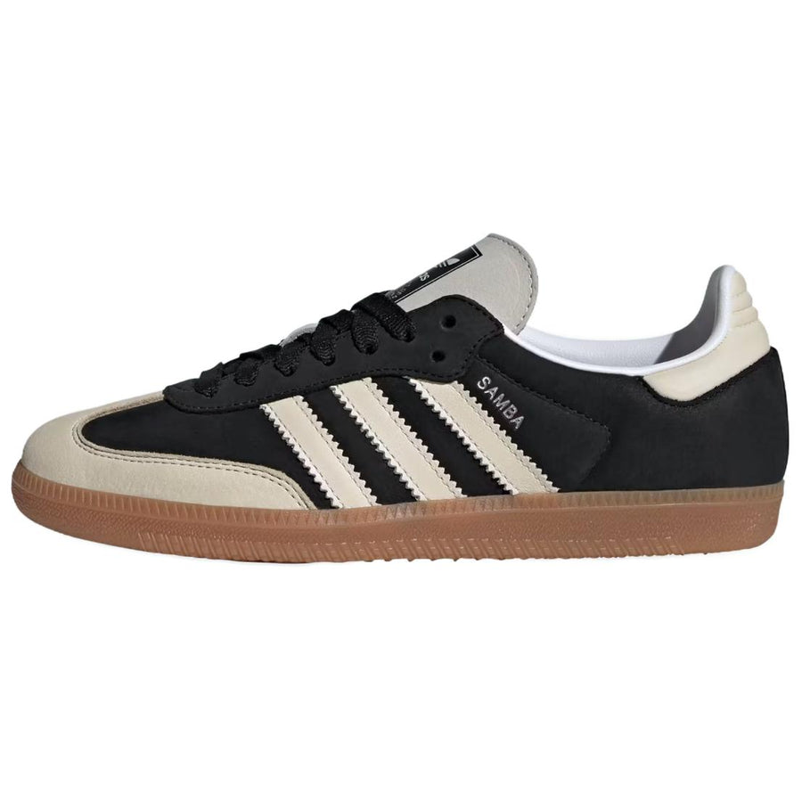アディダス サンバ adidas Women's Samba OG "Core Black/Wonder White/Silver Metallic" IE5836
