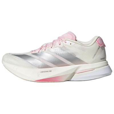 アディダス アディゼロ adidas Women's Adizero Boston 13 "Core White/Silver Metallic/Clear Pink" JQ9667