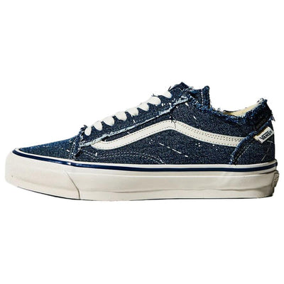 ヴァンズ オールドスクール INVINCIBLE × Vans Old Skool Frayed "Denim/Marshmallow" VN000E9HGTL