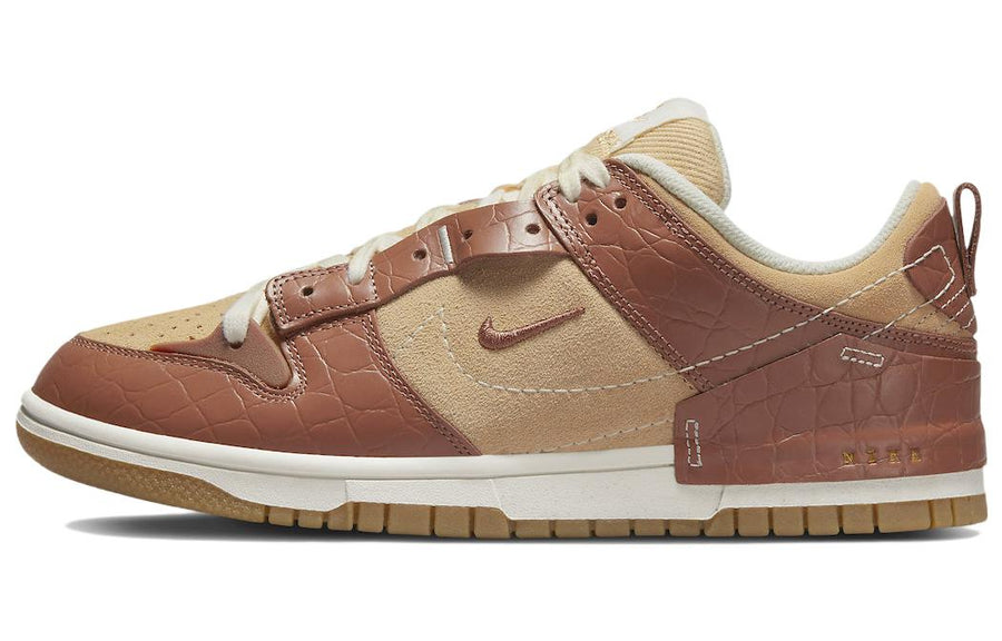 ナイキ ダンク Nike Women's Dunk Low Disrupt 2 "Brown Croc/Mineral Clay" DV1026-215