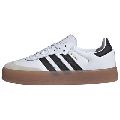 アディダス サンバエ adidas Women's Sambae "Footwear White/Core Black/Gold Metallic" JI1349