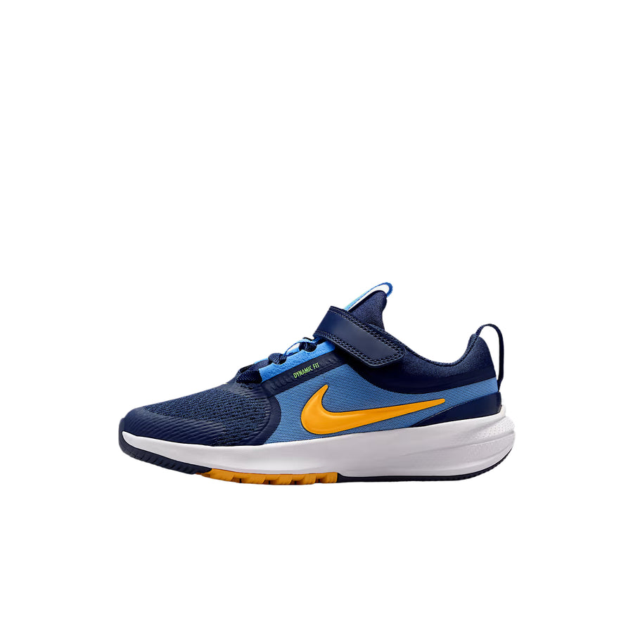 ナイキ Nike PS Star Runner 5 "Midnight Navy/University Blue/Lime Blast/Laser Orange" HF7005-403