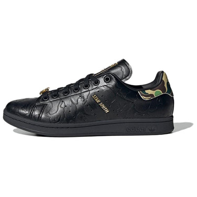 アディダス スタンスミス A BATHING APE × adidas Stan Smith 30th Anniversary "Black" IG1116