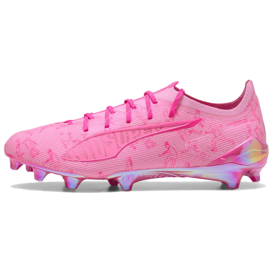 プーマ KidSuper × Puma Ultra 5 Ultimate FG/AG "Pink Lilac/Fast Pink/Ravish" 108414-01