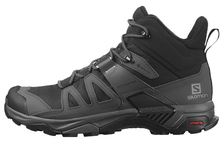サロモン X ウルトラ Salomon X Ultra 4 Mid GORE-TEX "Black/Magnet/Pearl Blue" L41383400