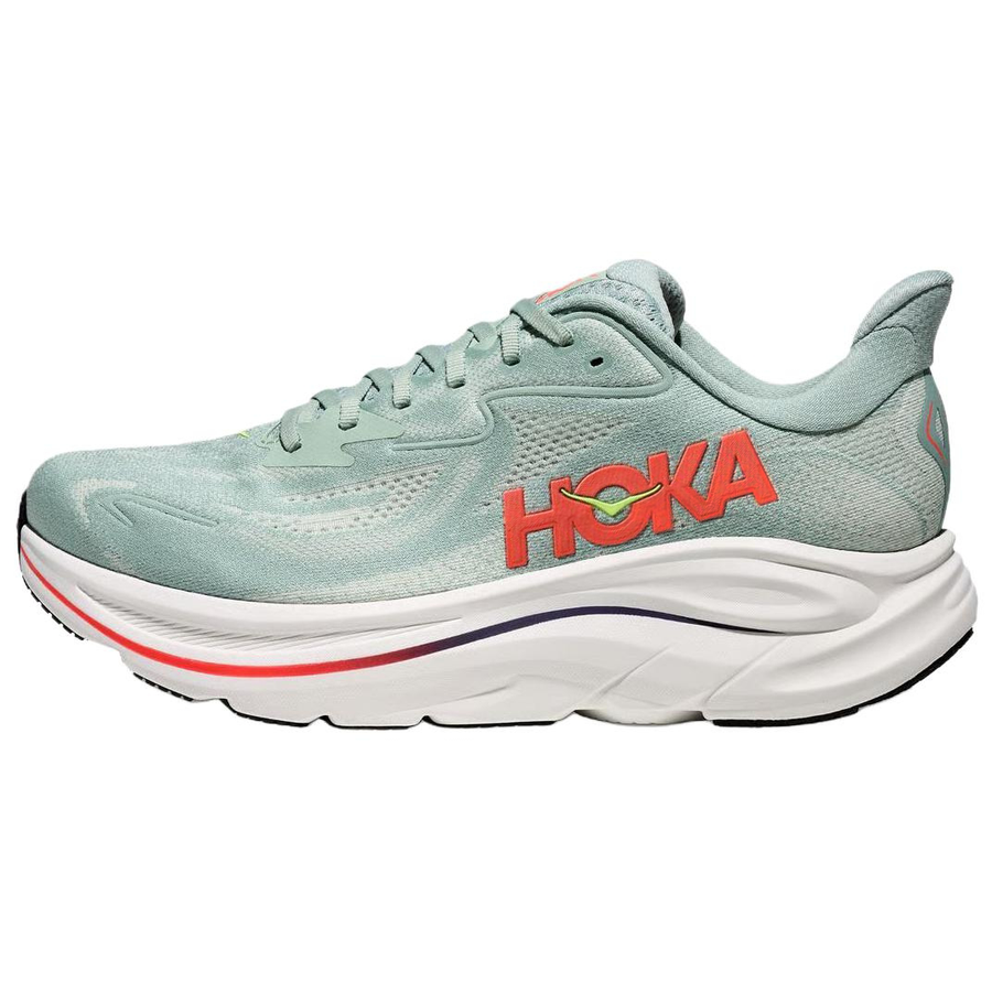 ホカ クリフトン Hoka Clifton 10 "Sage/Neon Flame" 1162030-SGNN