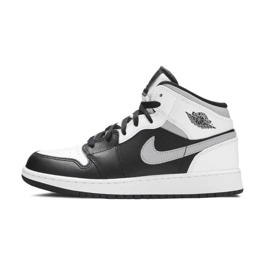 エアジョーダン1 Nike GS Air Jordan 1 Mid "White Shadow" 554725-073