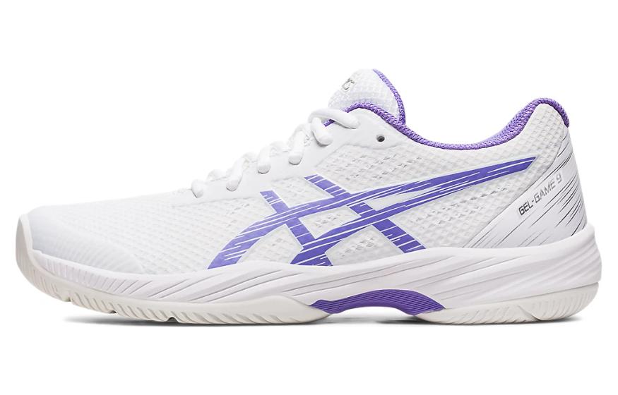 アシックス Asics Women's Gel-Game 9 "White/Amethyst" 1042A211-101