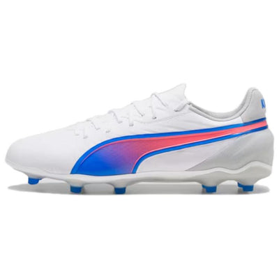 プーマ Puma King Match FG/AG "Puma White/Bluemazing/Flat Light Gray" 107863-02