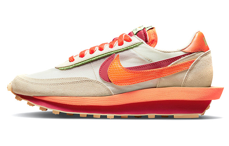 ナイキ CLOT × Sacai × Nike LD Waffle "Orange Blaze" DH1347-100