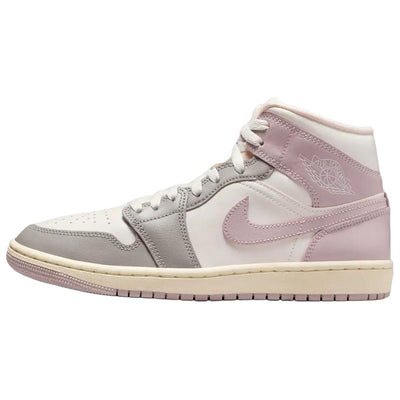 エアジョーダン1 Nike Women's Air Jordan 1 Mid "Sail/Enigma Stone/Coconut Milk/Particle Rose" BQ6472-122