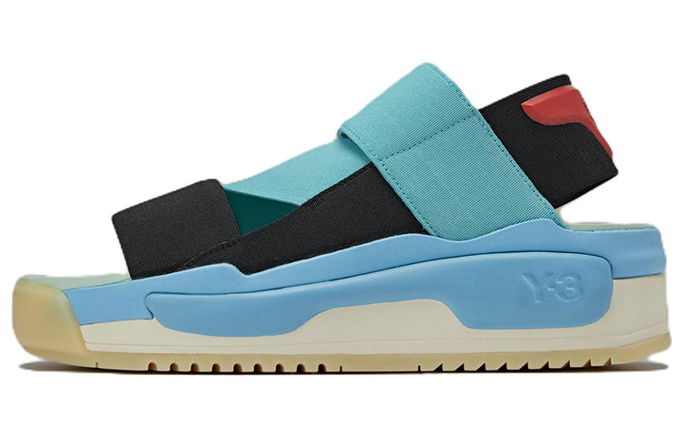 アディダス adidas Y-3 Hokori Sandals "Black/Vivit Mint/Bright Cyan" GX1056