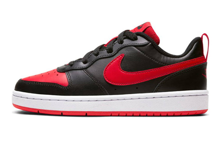ナイキ Nike GS Court Borough Low 2 "Black/White/University Red" BQ5448-007