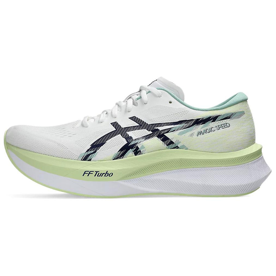アシックス Asics Magic Speed 4 "White/Blue Expanse" 1011B875-100