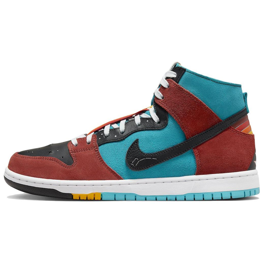 ナイキ SB ダンク Di’orr Greenwood × Nike SB Dunk High Decon QS "Turquoise Blue and Firewood Orange" FQ1775-400